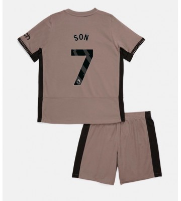 Tottenham Hotspur Son Heung-min #7 Replica Third Stadium Kit for Kids 2023-24 Short Sleeve (+ pants)